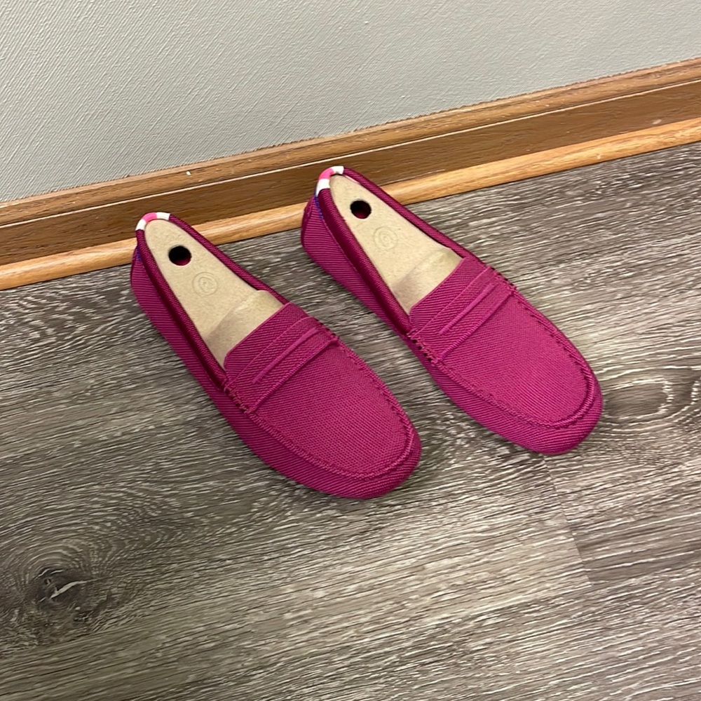 Rothy’s Driving Loafer in Raspberry 9.5